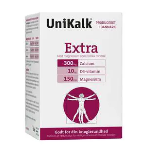 UniKalk Extra - kalktabletter med D-vitamin og magnesium