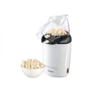 Popcornmaskine 1200 watt Hvid