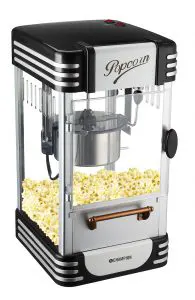 Popcornmaskine Retro Black Edt