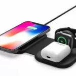 Foldbar 3-i-1 trådløs oplader