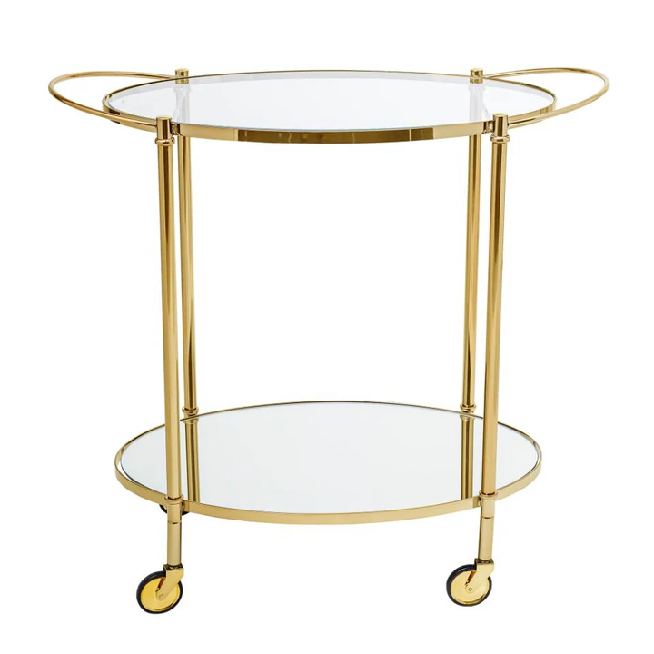 Bloomingville Fine Bar Bord i Guld og Glas