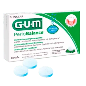 GUM PerioBalance Mælkesyrebakterier (30 sugetabletter)