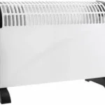 Fritstående Konvektorradiator med turboblæser hvid, 3-effektindstillinger 750w/1250w/2000w