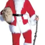 Klassisk Rød Deluxe Julemandskostume