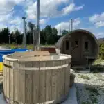 Vildmarksbad med PVC inddækning