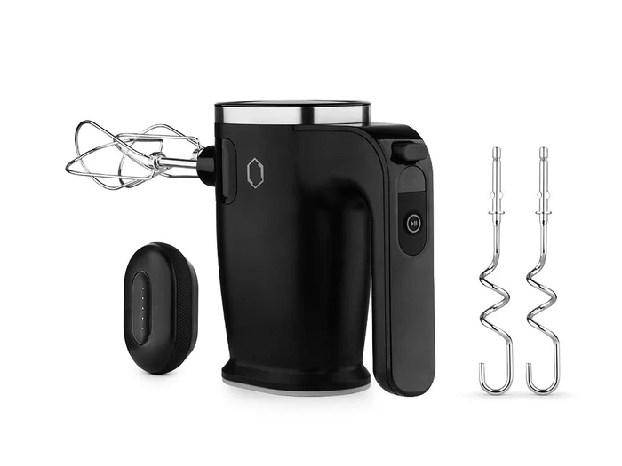 ONYX COOKWARE™ LEDNINGSFRI HÅNDMIXER MED BATTERIPAKKE