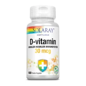 Solaray D-vitamin 30 mcg