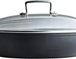 SAUTEGRYDE M/NONSTICK OG GLASLÅG 30 CM
