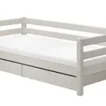 Classic Enkeltseng med skuffer 200x90 cm - Hvid
