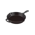 Le Creuset dyb stegepande med støbejernshåndtag 26 cm signature Mat Sort