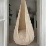 Hængehule i beige med beige kant