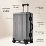 Aluminiums kuffert fra SafeCarry