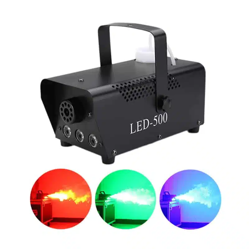 Rave Party Røgmaskine med indbygget RGB lys