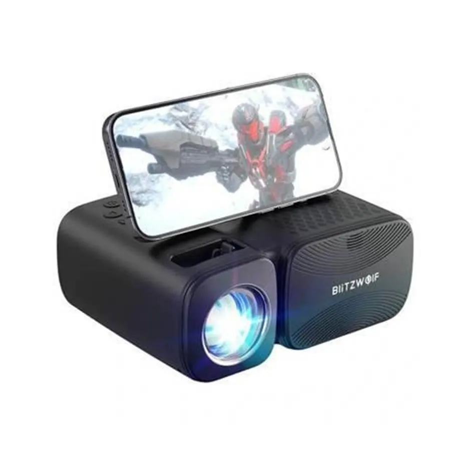 BlitzWolf Projektor Mini LED beamer/Projektor med WiFi & Bluetooth