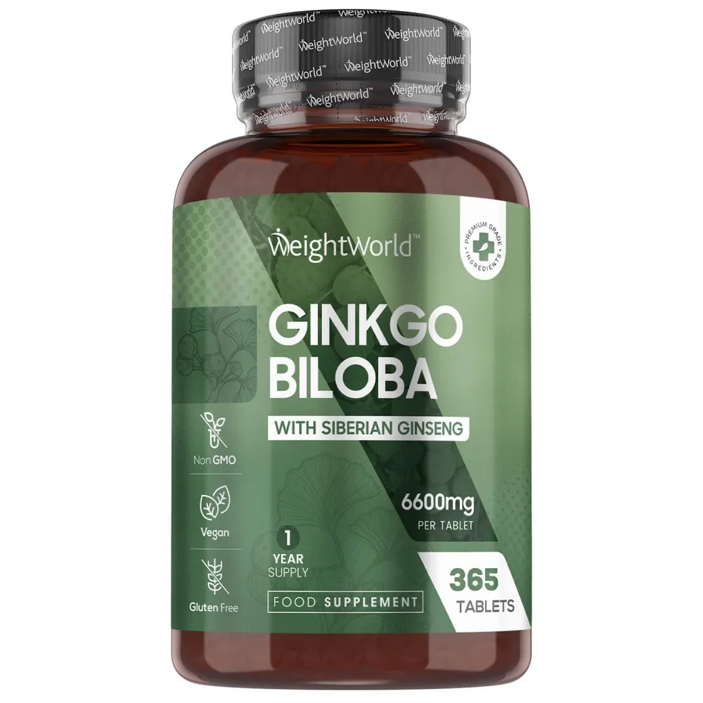 Ginkgo Biloba & Ginseng Kapsler