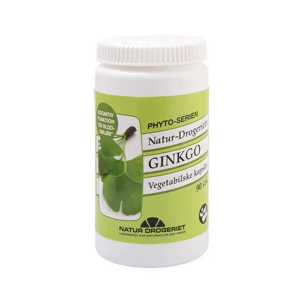 Ginkgo Biloba Tabletter fra Natur-Drogeriets Phyto-serien