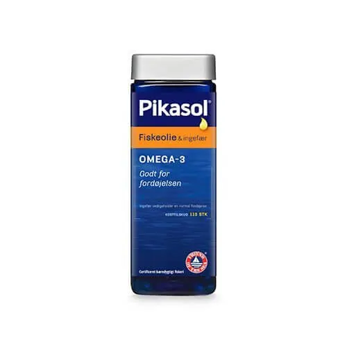 Pikasol Fiskeolie med Ingefær