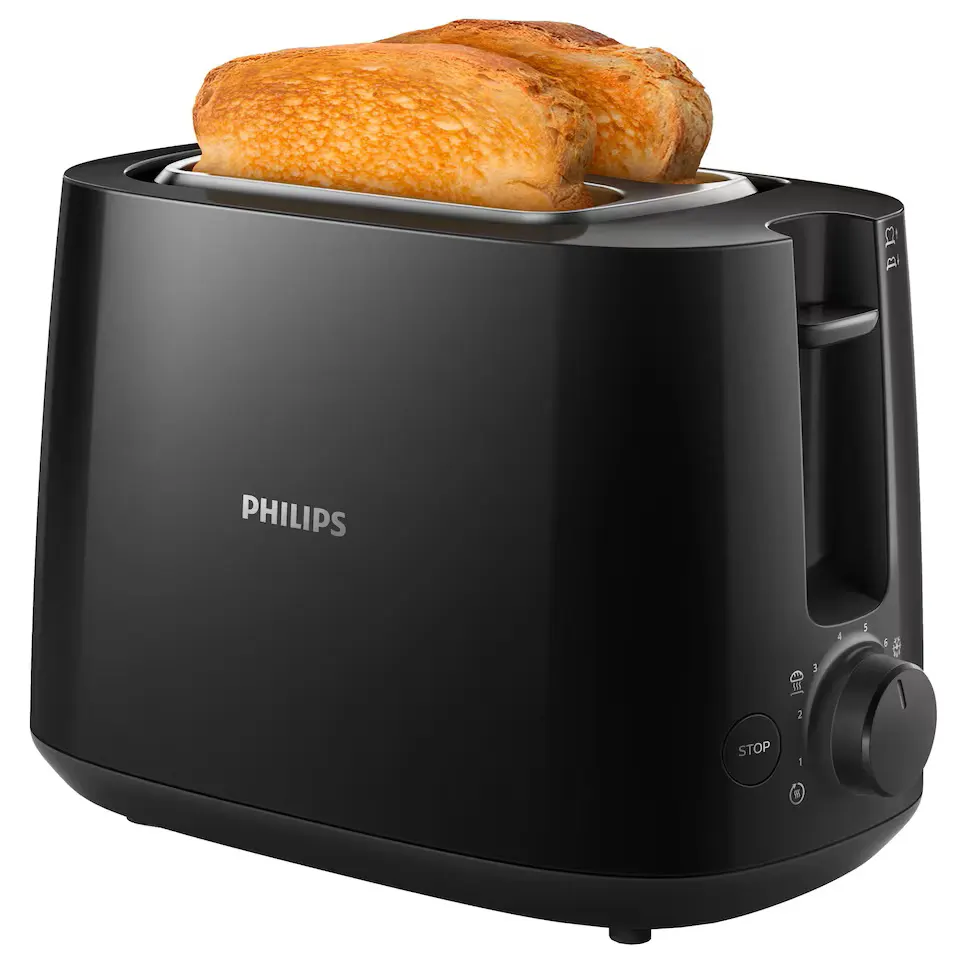 Philips Brødrister i sort HD2581/90