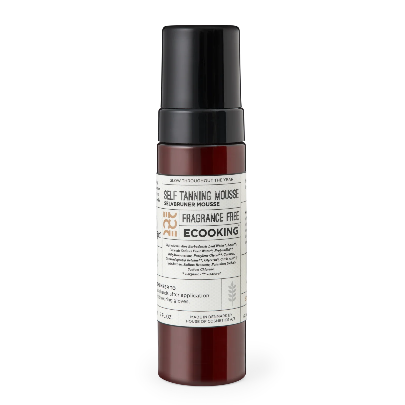 Selvbruner Mousse Parfumefri 200 ml