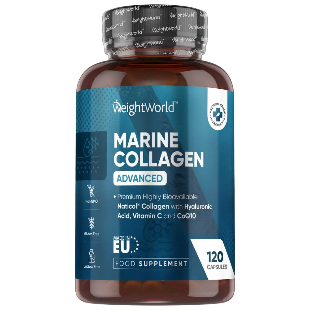 Marine Collagen + Hyaluronsyre Kapsler