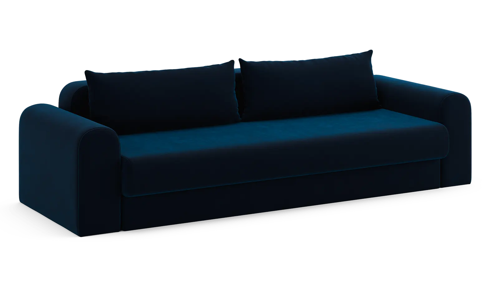 Moma Velvet Sovesofa i blå - Elegant og praktisk
