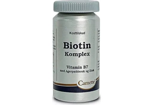 Camette Biotin Komplex Med Zink Og Agerpadderok