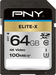 PNY Elite-X SDXC hukommelseskort 64 GB