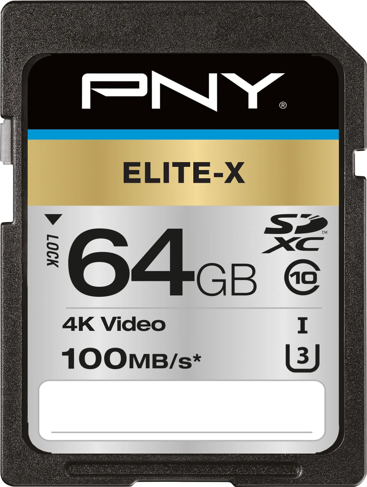PNY Elite-X SDXC hukommelseskort 64 GB