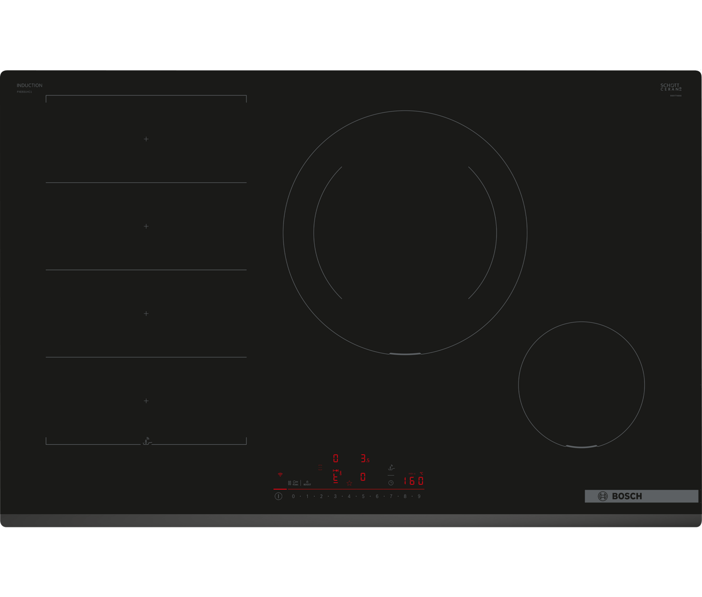 Bosch PXE831HC1E Serie 6 Induktionskogeplade