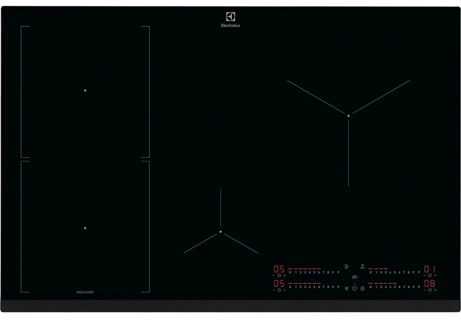 Electrolux XH608BFB Induktionskogeplade
